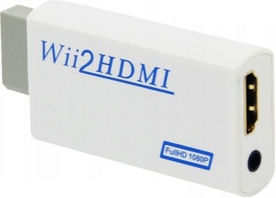 ADAPTER PRZEJŚCIÓWKA KONWERTER NINTENDO WII DO HDMI TV FULL HD NTSC PAL