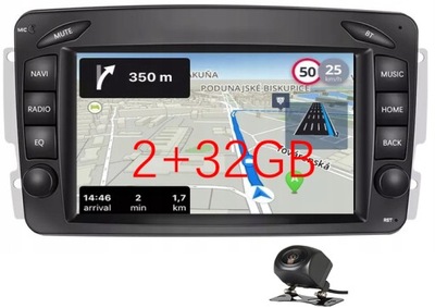 RADIO GPS ANDROID MERCEDES W203 W639 W209 2GB 32GB  