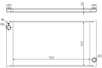 NISSENS NIS 69705 RADIATEUR EAU 