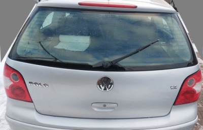 Крышка багажника задняя задняя багажника vw polo 9n la7w комплект фото №1