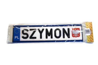 PROPORCZYK GRANDE PLACA IMIENNA SZYMON TIR BUS  