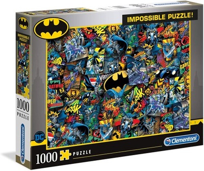 PUZZLE BATMAN 1000 EL. IMPOSSIBLE CLEMENTONI