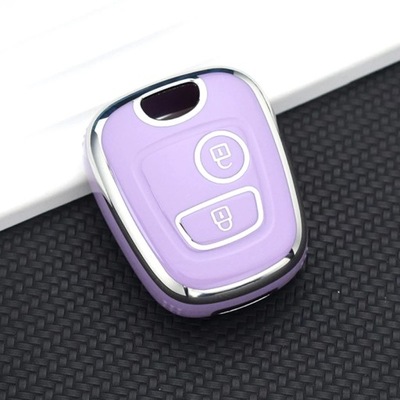 PURPLE KEY OKLADKA CITROEN C1 C4 PARA PEUGEOT 106 107 206 207 306 307 406 40  