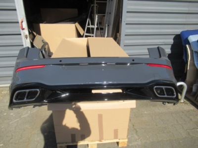 Бампер задняя задний 6pdc vw golf 8 viii хэтчбек r-line w цвет li7f фото №1