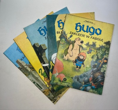 Bedu Hugo - komplet 5 komiksów 1990