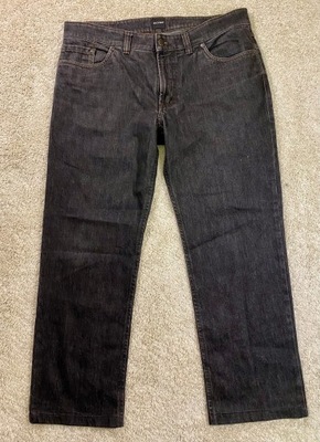 OLYMP - czarne spodnie jeans roz. 38/30