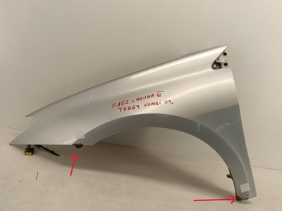 Крыло левый передний renault laguna iii 7-15 ted69 фото №1