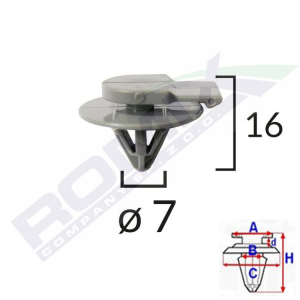 PASADORES MOLDURAS MINI COOPER C60605 ROMIX 5SZT  