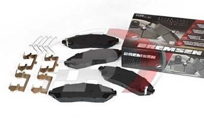 Honda ridgeline 2017-2023 тормозные колодки тормозные перед керамические фото №1