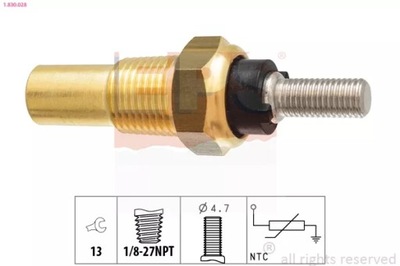 EPS 1.830.028 SENSOR TEMPERATURA DE LÍQUIDO REFRIGERACIÓN  