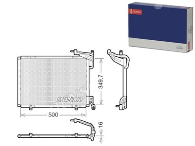 КОНДЕНСАТОР КОНДИЦИОНЕРА FORD DENSO