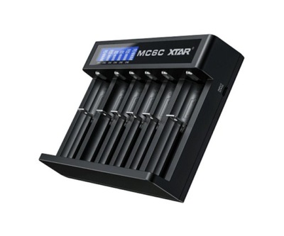 Ładowarka XTAR MC6C 18650/32650 Li-ION/ Ni-MH USB