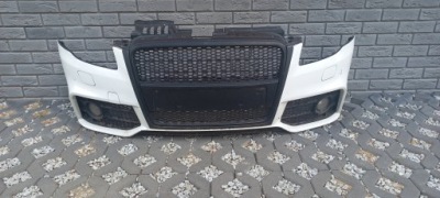 Бампер передний решётка радиатора audi rs4 a4 s4 b7 фото №1