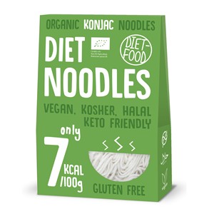 MAKARON (KONJAC) NOODLE BEZGLUTENOWY BIO 385 g (300 g) - DIET-FOOD