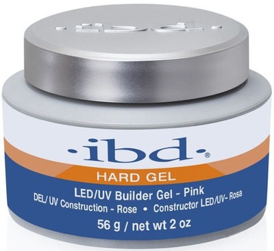 IBD CLEAR HARD BUILDER GEL LED/UV PINK 56g