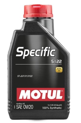 MOTUL МАСЛО МОТОРНОЕ 0W20 SPECIFIC 5122 JAGUAR 1L ВИСОКОЕ WYDAJNOŚĆ