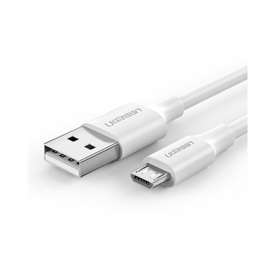 Kabel USB do Micro USB UGREEN QC 3.0 2.4A 1m (biały)