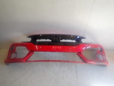 Бампер перед передний honda civic x lift 19- фото №1