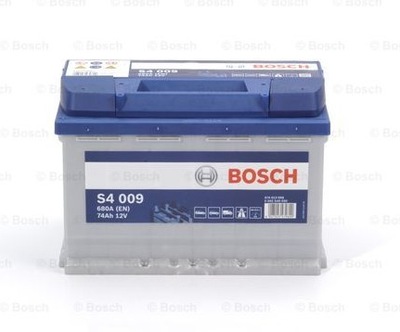 АККУМУЛЯТОР 74AH 680A S4 L+ BOSCH