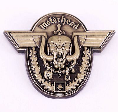 MOTORHEAD ODZNAKA BROWN PINS PRZYPINKA PIN LEMMY  