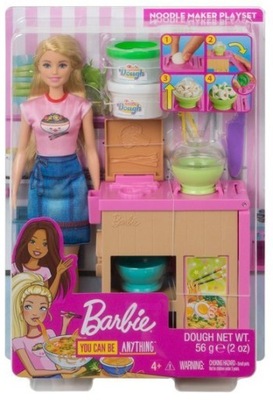 BARBIE GHK43 DOMOWY MAKARON KUCHNIA + AKCESORIA