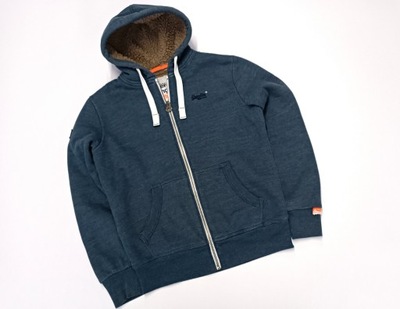 SUPERDRY ORANGE LABEL OCIEPLONA BLUZA JAK KURTKA r. S