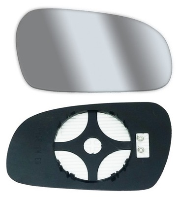 Вкладыш зеркало стекло vw fox sf+grz+pl правое фото №1