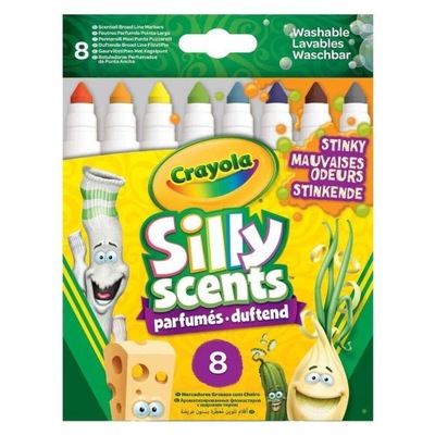 Zapachowe Markery Silly Scents 8 kolorów CRAYOLA