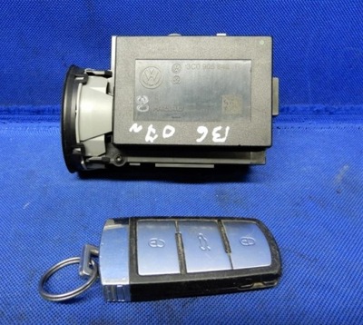 Замок зажигания ключ vw passat b6 2.0 tdi 140km фото №1