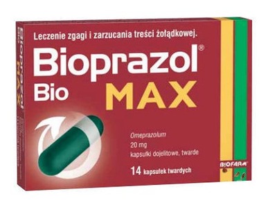 Bioprazol Bio Max Zgaga Nadkwaśność 14 szt.