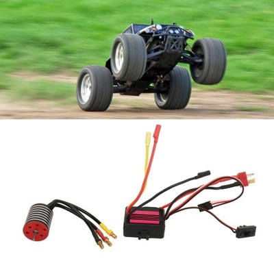 BEZSZCZOTKOWY VARIKLIS 7200KV : AUTOMOBILIO HSP RC 35A BEZSZCZOTKOWY ESC 