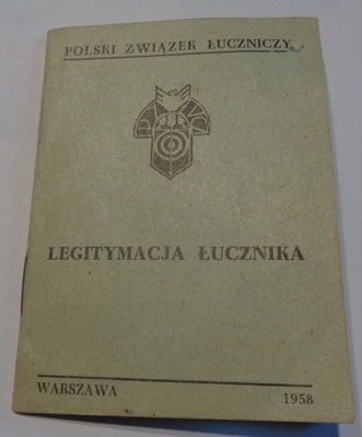 LEGITYMACJA ŁUCZNIKA PZŁ