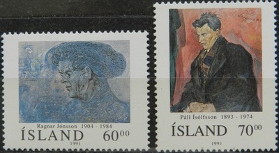 Islandia Mi. 751 - 752 **, 1991 r.