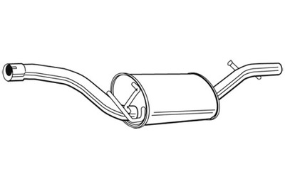 WALKER SILENCIADOR SISTEMAS DE ESCAPE CENTRAL VOLVO C30 C70 II S40 II V50  