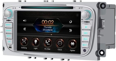 AWESAFE RADIO DE AUTOMÓVIL CON NAVEGACIÓN GPS PARA FORD FOCUS MONDEO BT BLUETOOTH  