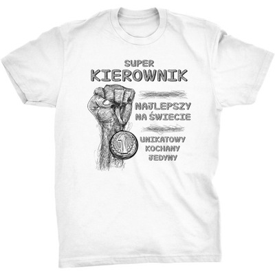 Koszulka Super Kierownik Najlepszy Na Świecie r. S
