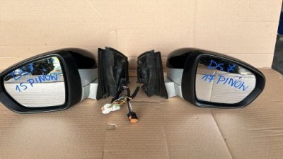 Дзеркало ліва 15 pin citroen ds7 фото №1