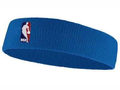 Niebieska Opaska Frotka na głowę NIKE DRI-FIT NBA