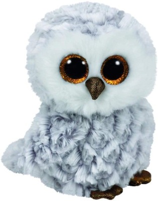 TY Beanie Boos. Biała sowa Owlette, 15 cm