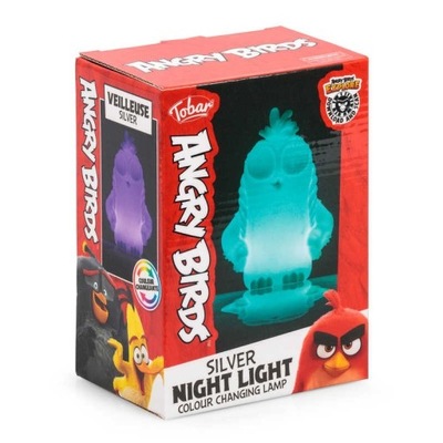 Lampka ANGRY BIRDS zmieniający kolory LED lampa