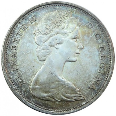 Kanada, 50 centów 1965, stan 2-