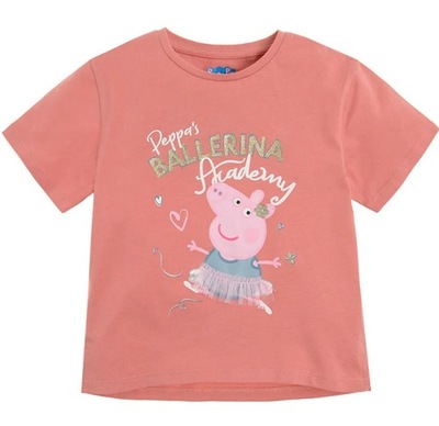 COOL CLUB T-shirt dziewczęcy Świnka Peppa r 104