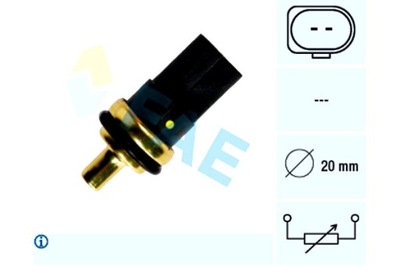 FAE SENSOR TEMPERATURA DE LÍQUIDO REFRIGERACIÓN MERCEDES V 638 2 AUDI A1 A2  