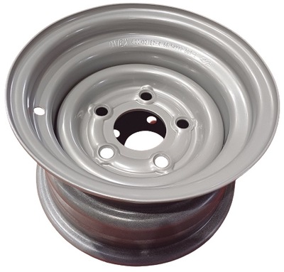 LLANTA DE ACERO PARA REMOLQUE AUTO 6.00X10 5X112 ET-4 SILVER 6.00R10C  