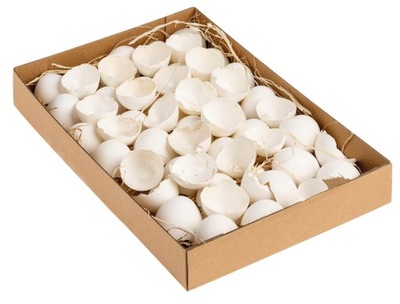 Skorupki jaj, naturalne/białe, 200 g
