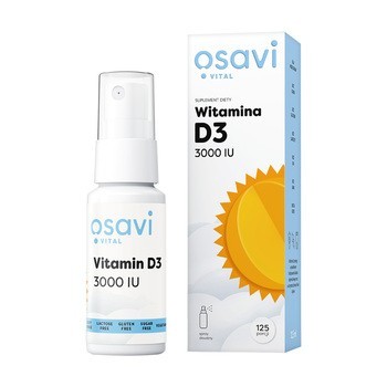 Witamina D3 Spray Doustny 3000IU 12,5ml Osavi