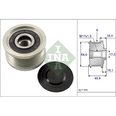 ALTERNADOR - EMBRAGUE JEDNOKIERUNKOWE INA 535 0112 10  