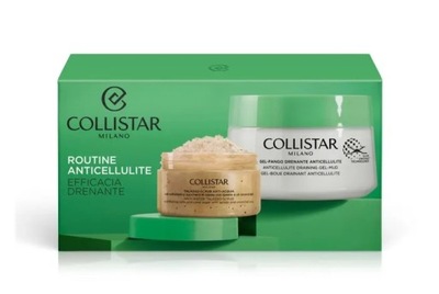 Collistar zestaw Efficacia talasso scrub z antycellulitowym żelem błotnym