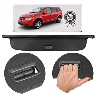 Fiat freemont 2011-2015 7-пассажирский шторка багажника czarna фото №1