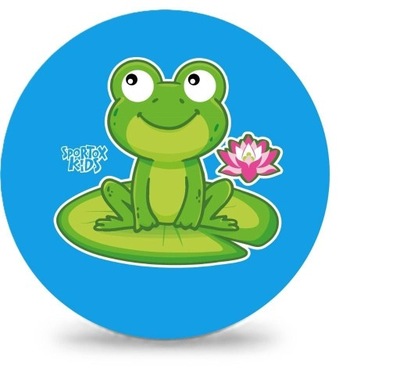 PIŁKA PVC 230MM ŻABKA SPORTOX KIDS(120)